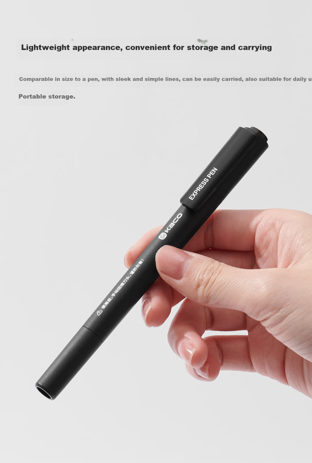 Маркер KACO Express Pen, 6 мм, черный, для упаковки, маслостойкий, водостойкий, односторонний