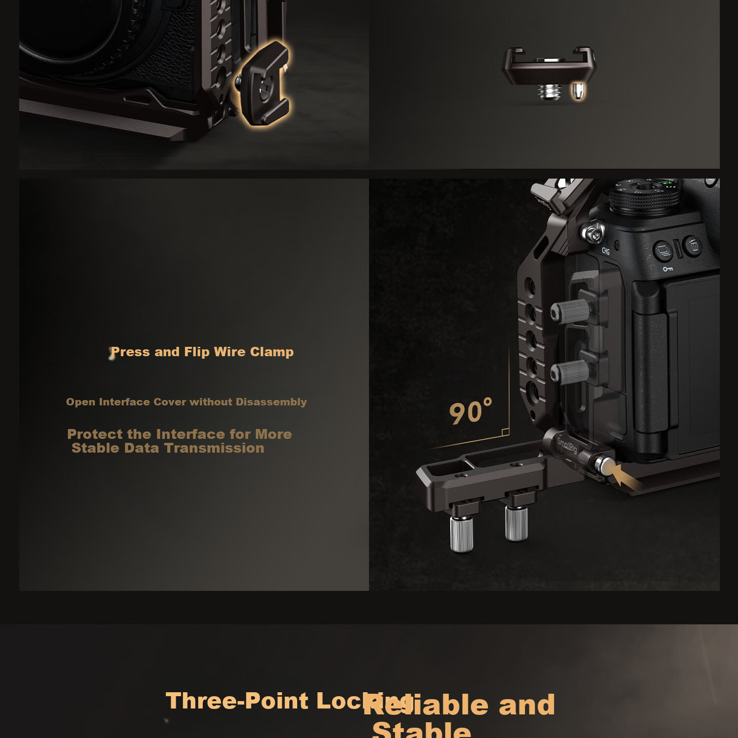 Комплект SmallRig 4523 для Nikon Z6 III, "Ночной филин", подходит для беззеркальных камер Nikon Z6 III, с ручным захватом, комплект аксессуаров для фото- и видеосъемки, L-пластина для камеры, клетка "Кролик"