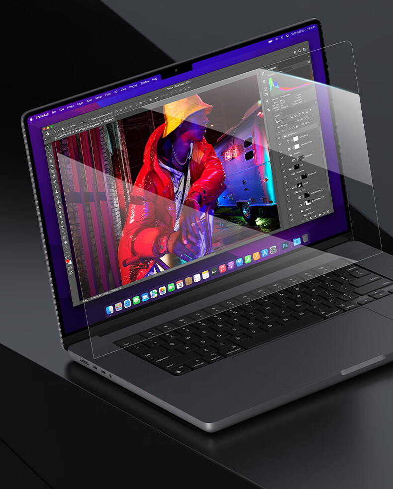 Защитная пленка DiYiGongFang для Apple MacBook Air 13.6 дюймов (M4/M3/M2), HD закаленное стекло, 2 шт.