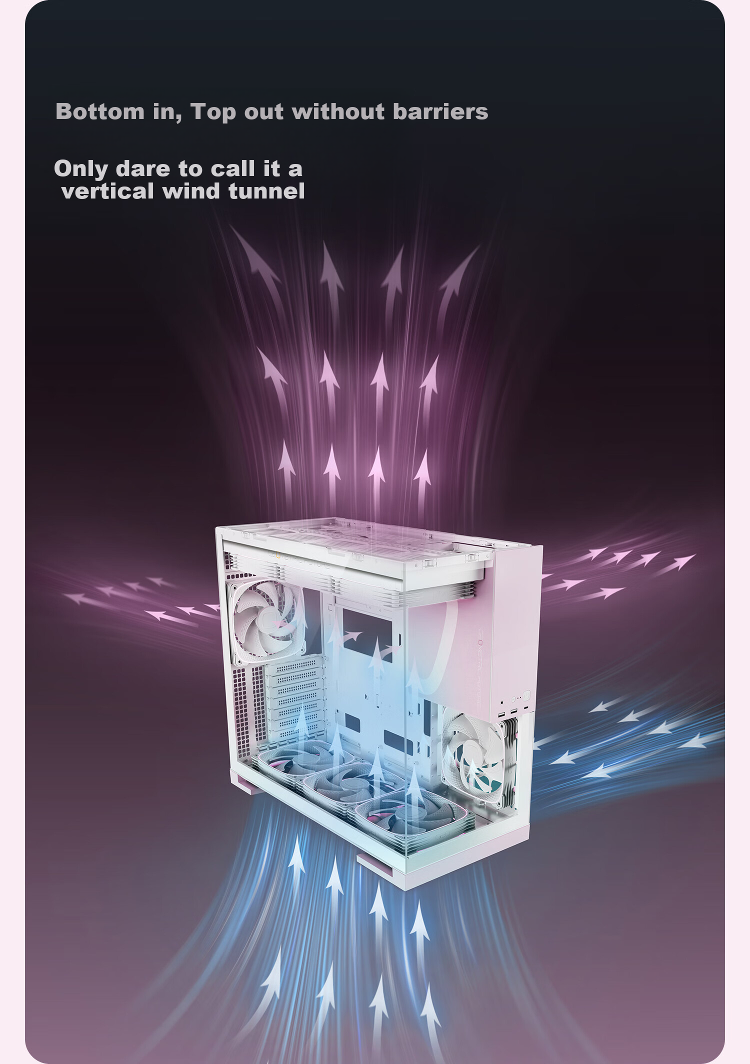 Корпус GeometricFuture Model5 Wukong Pink Limited Edition для компьютера, Розовый