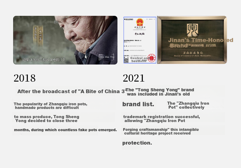 Сковорода Zhangqituieguo Jingdong Limited, ручная ковка, нержавеющая, чугунная, без покрытия, 32 см