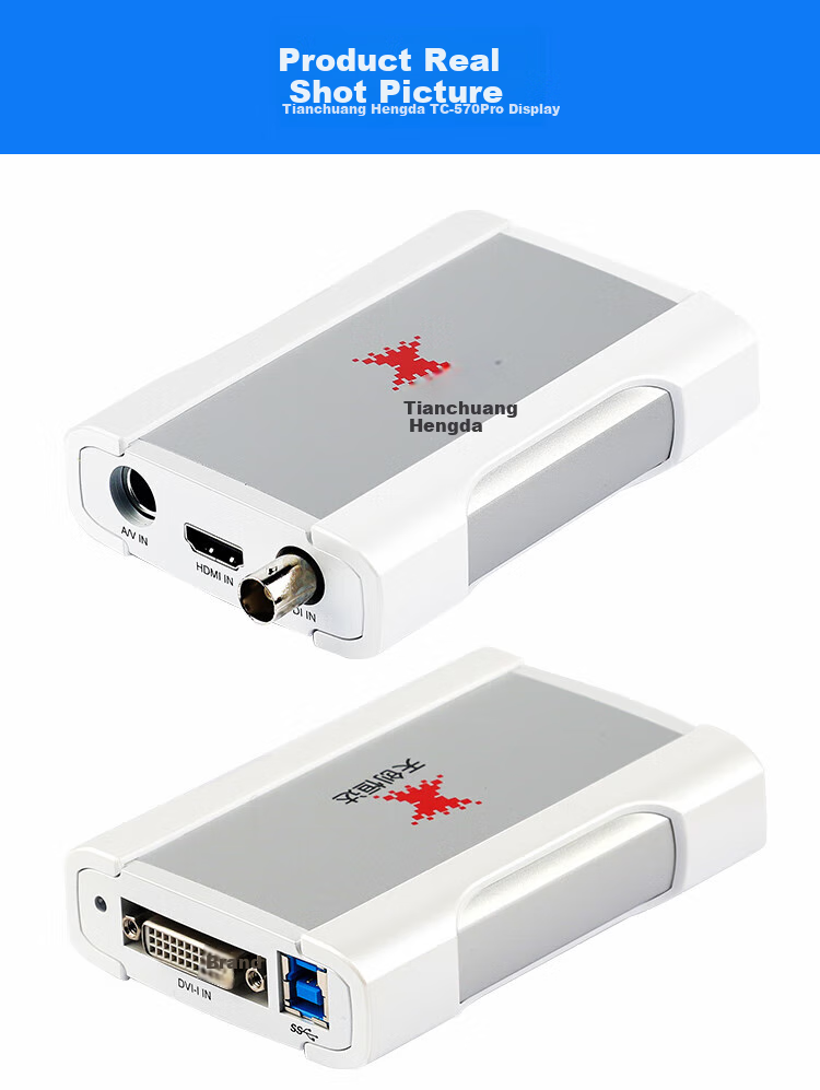 Видеозахват TCHD Video UB570pro, HDMI, USB 3.0, 1080P60, для стриминга, игр, вещания