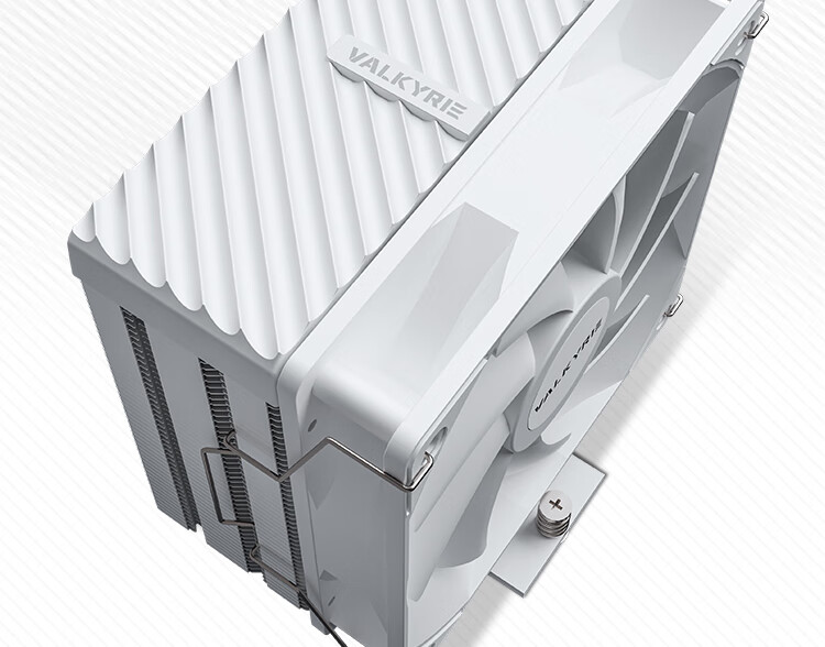 Кулер для процессора VALKYRIE AQ125 WHITE, воздушное охлаждение, 4 тепловые трубки, прямой контакт, вентилятор 12 см, совместимость LGA1700 AM5