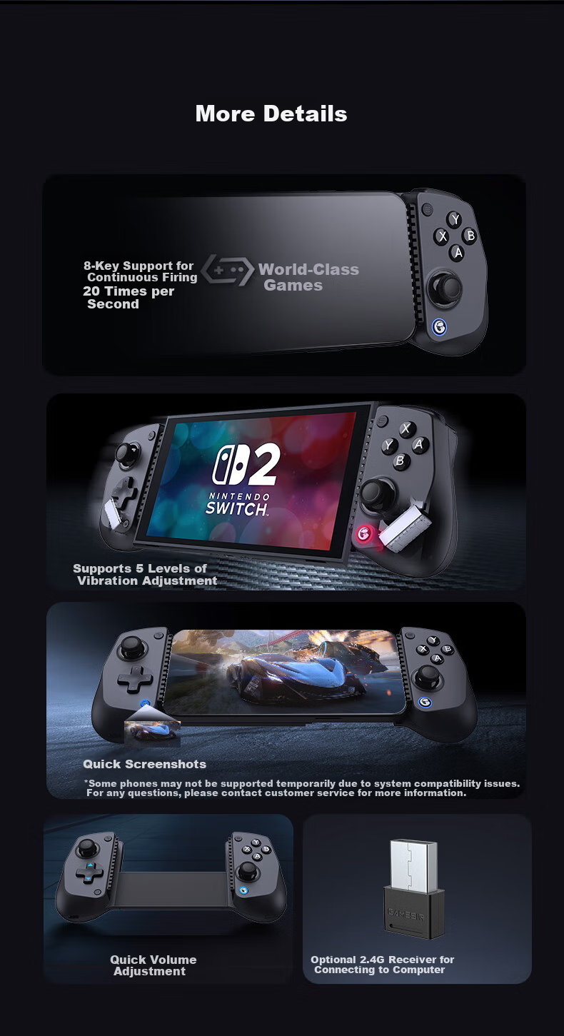 Беспроводной геймпад GAMESIR X5s