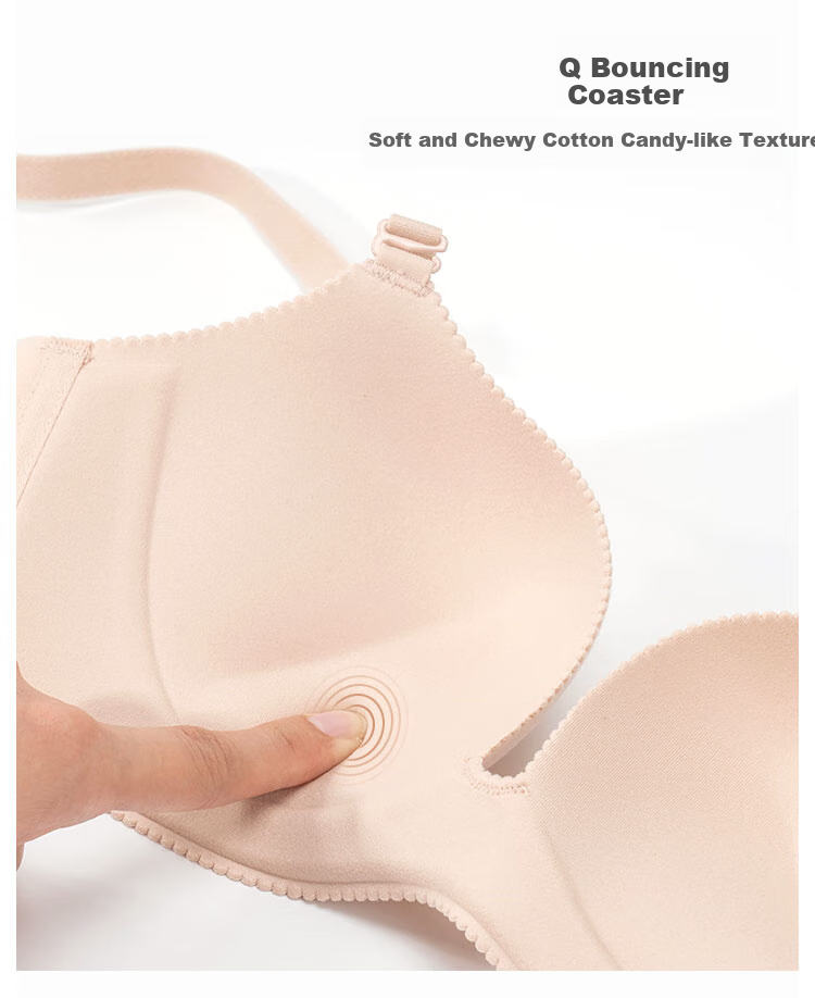 Бюстгальтер Maniform Smooth Seamless Push-Up Bra, бесшовный, с мягкими чашками, без косточек, для маленькой груди, размер 75C, цвет телесный
