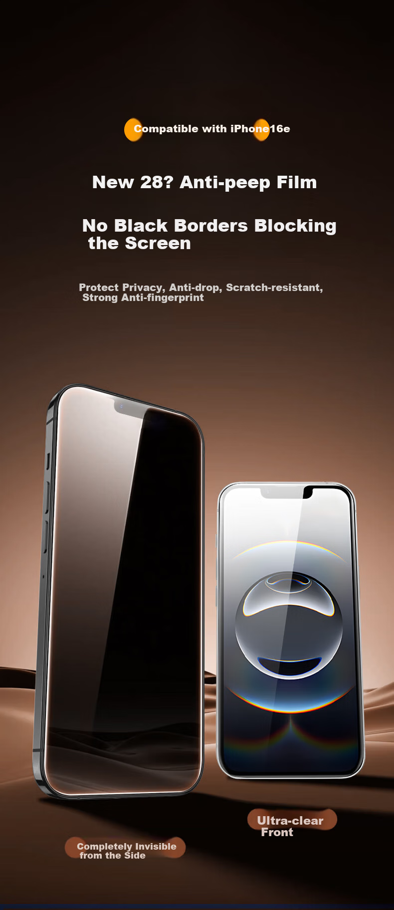 Защитное стекло для iPhone 16e