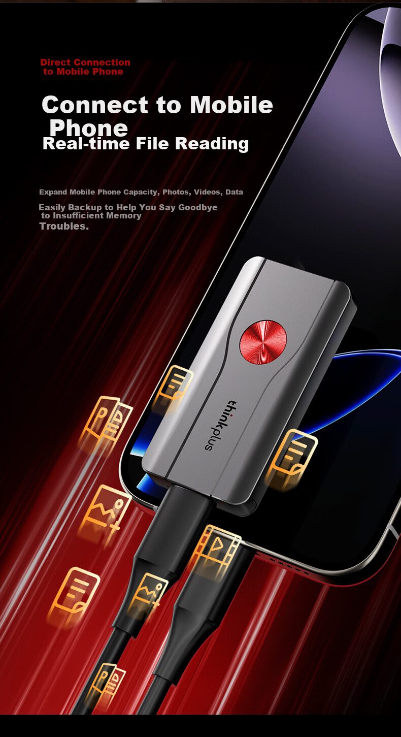 Портативный SSD накопитель ThinkPlus