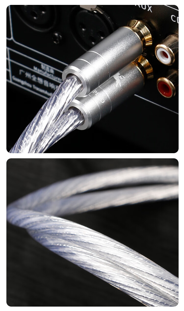 IMPETO Type-C на Dual RCA Аудио Кабель, 6N Посеребренный, CX31993, для подключения усилителя и динамиков к Apple 15/16 Android телефонам и планшетам, IMP-2562C Метр