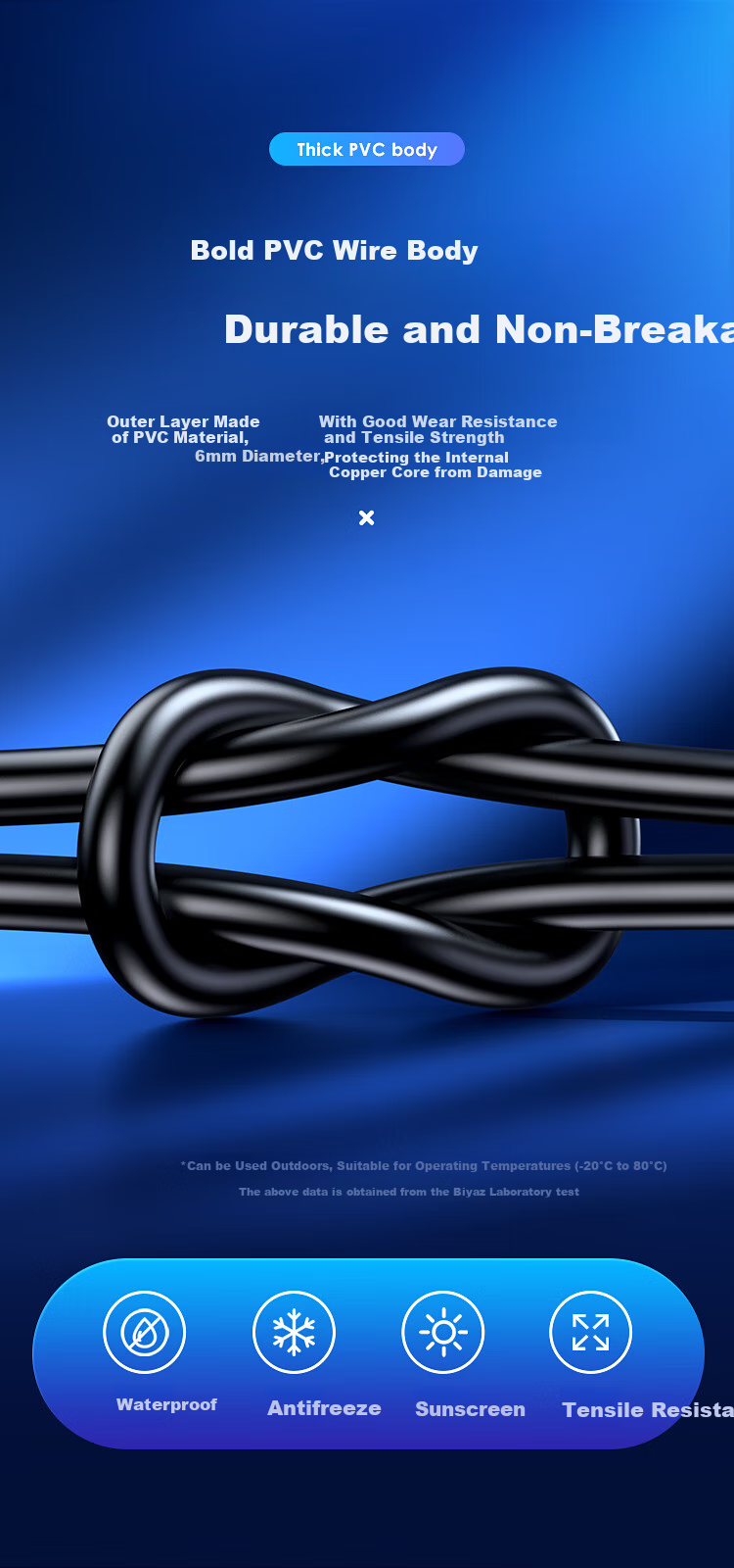 Сетевой кабель BIAZE Single-Shielded Cat6 Ethernet, гигабитный, 8-жильный, витая пара, для инженерии и дома, компьютерный широкополосный кабель мониторинга, готовый сетевой кабель, черный, 10 метров