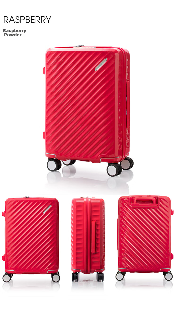 Чемодан AMERICAN TOURISTER, 24 дюйма, стильный, с кодовым замком, черный