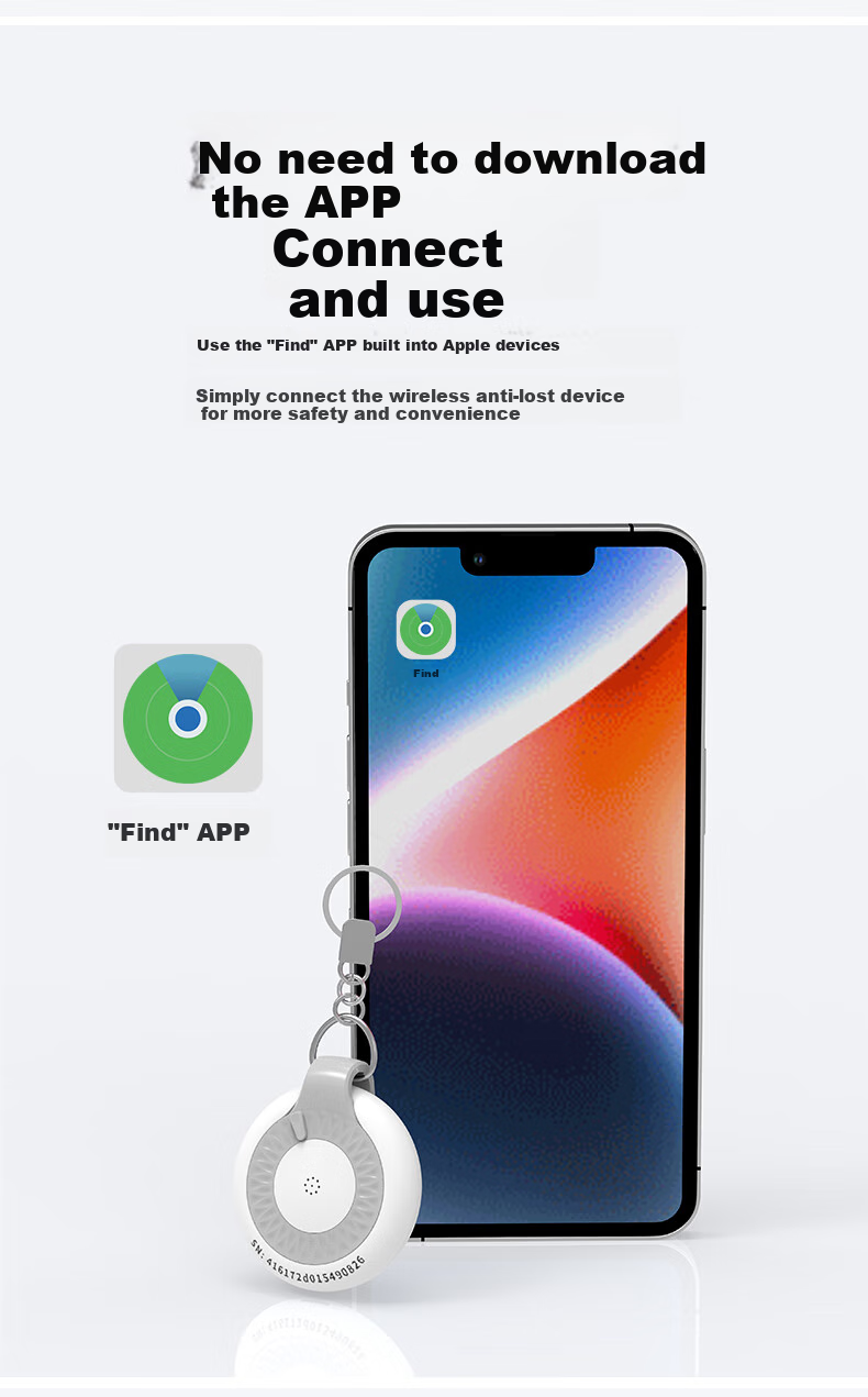 GDGO AirTag Tracker Anti-Loss Device для пожилых, детей, домашних животных, электровелосипедов, брелоков, рюкзаков, кошек, собак, трекер для домашних животных