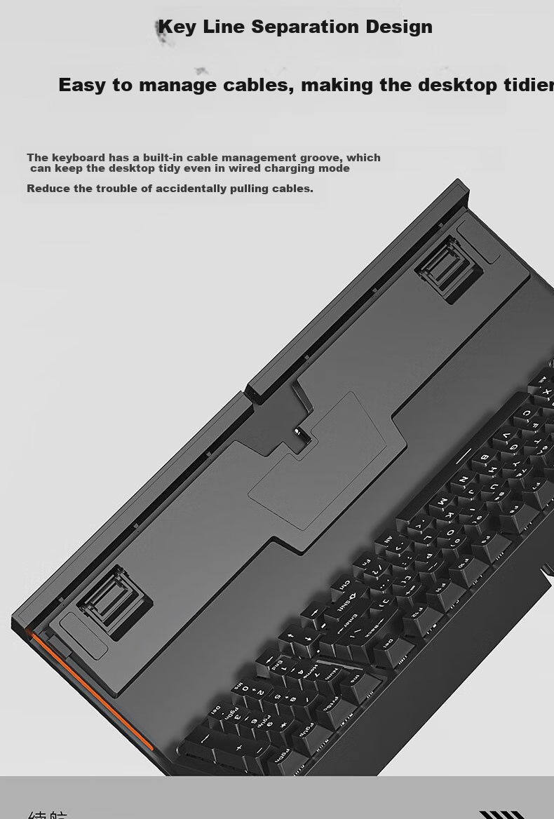 RK R98 Tri-Mode Mechanical Keyboard, Wireless And Wired, Bluetooth Compatible, 99 Keys, for Computer Office Use, Quiet Switches, Gaming-Friendly, Full N-Key Rollover, Long Battery Life, Non-Luminous ABS Keycaps, White, Light Feather Switches