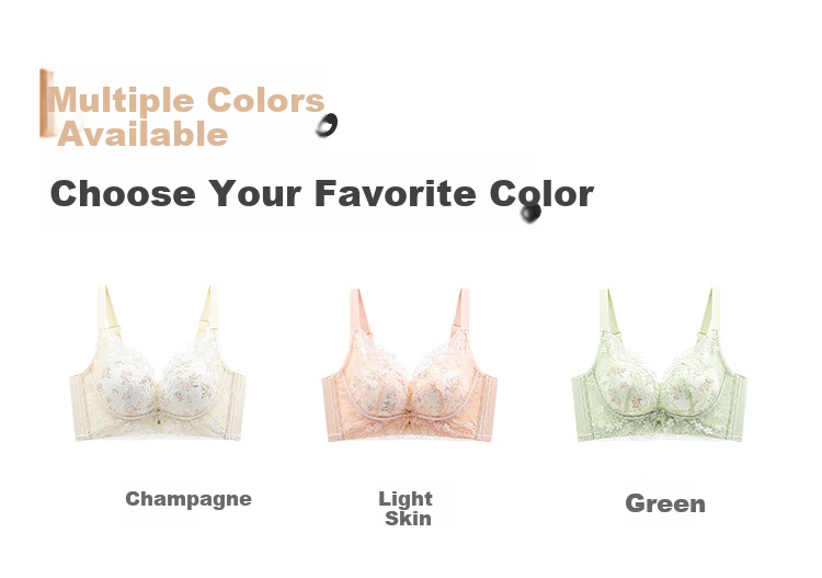 Женский бюстгальтер Dushiliren Mulberry Silk Nourishing Bra, бесшовный, с косточками, с цветочным принтом, сексуальный кружевной бралетт, цвет шампань