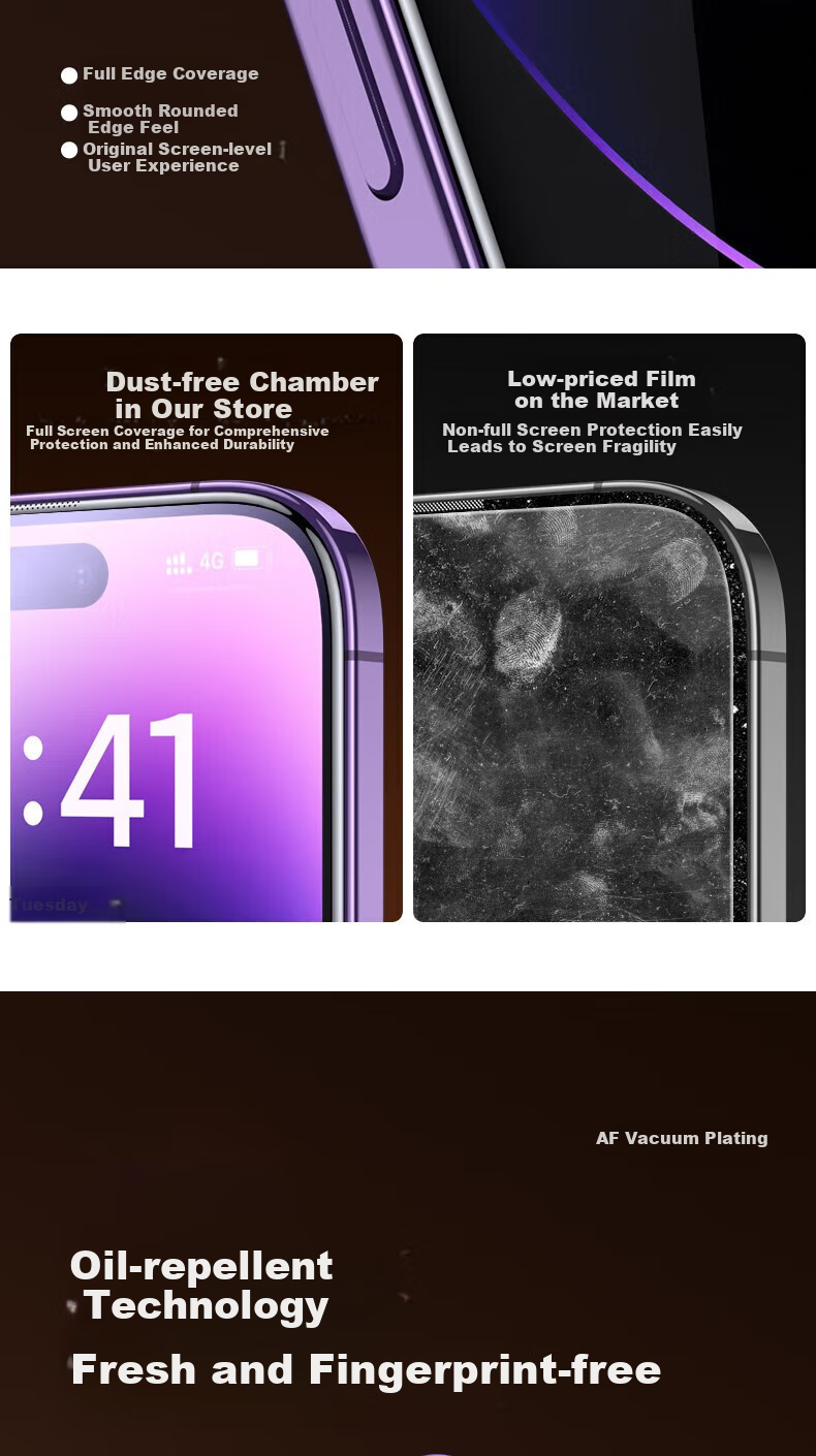 Защитное стекло Baozou для Apple iPhone XR, закаленное, прозрачное, полное покрытие, противоударное, отпечатков пальцев, защитное от царапин