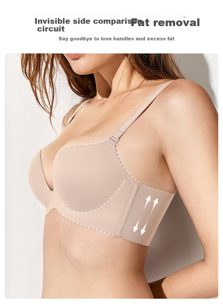 Бюстгальтер Maniform Smooth Seamless Push-Up Bra, бесшовный, с мягкими чашками, без косточек, для маленькой груди, размер 75C, цвет телесный