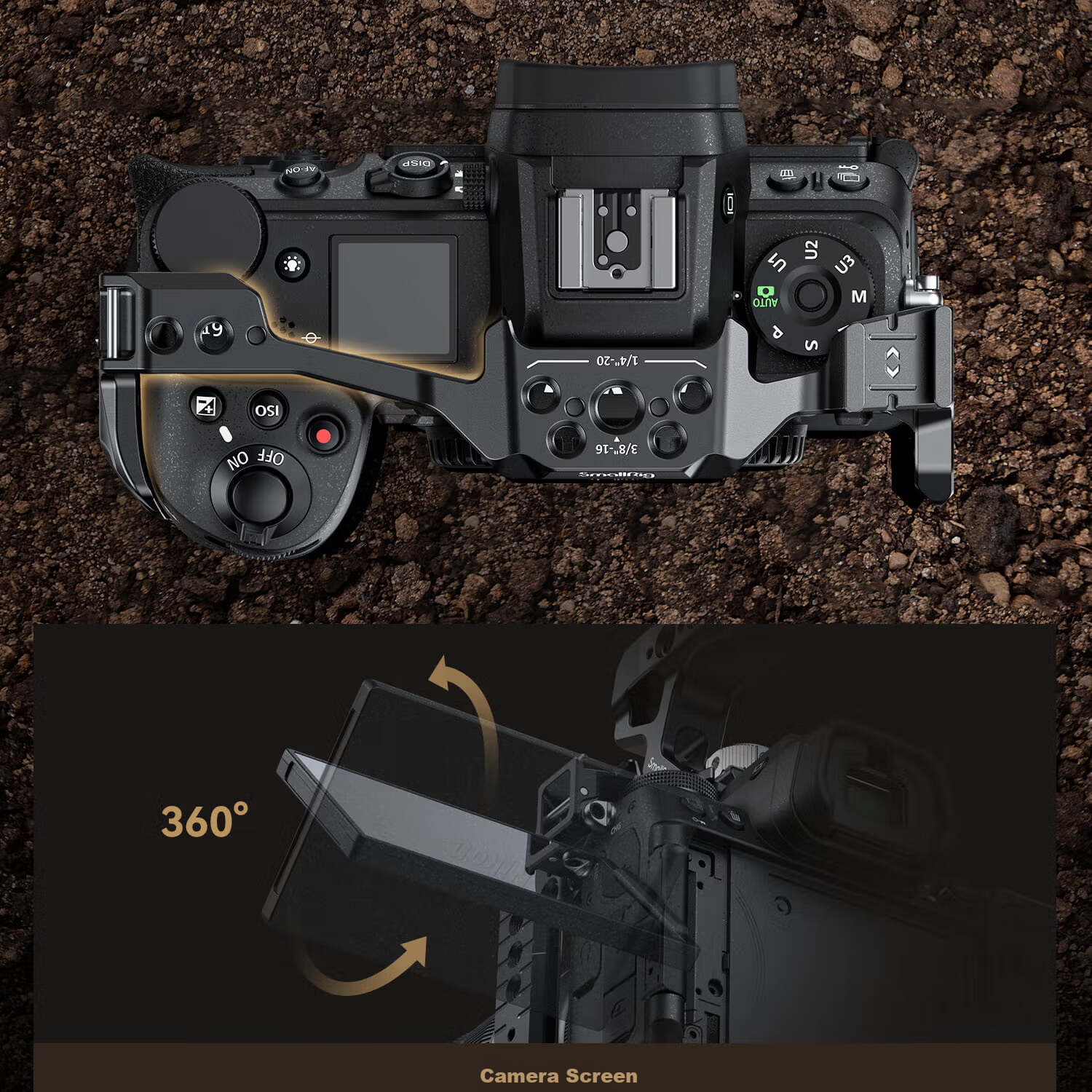 Комплект SmallRig 4523 для Nikon Z6 III, "Ночной филин", подходит для беззеркальных камер Nikon Z6 III, с ручным захватом, комплект аксессуаров для фото- и видеосъемки, L-пластина для камеры, клетка "Кролик"