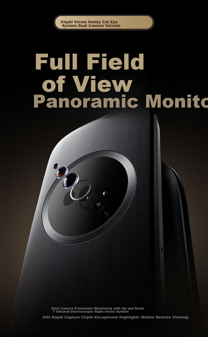 Умный замок KAADAS Q20F Pro Dual Camera с распознаванием лиц, видеодомофоном, большим экраном, полностью автоматический, отпечаток пальца, пароль, черный