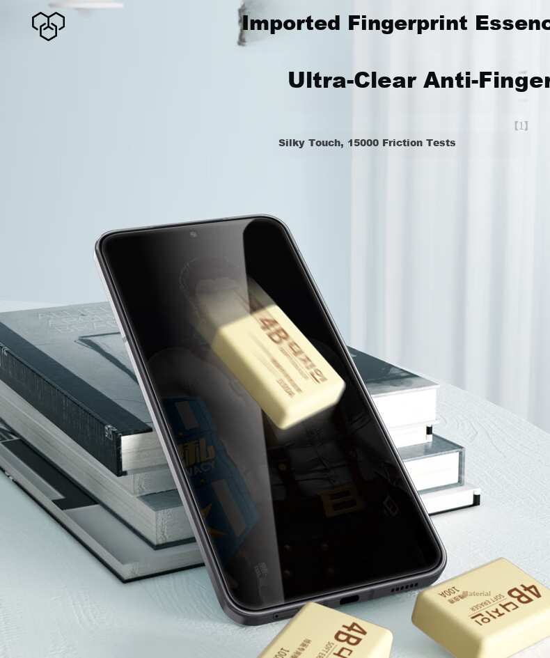 Защитное стекло Lanxingxiansheng для Xiaomi Mi 15, противоударное, с защитой от отпечатков пальцев и конфиденциальности