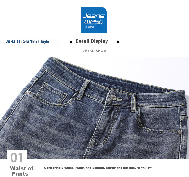 Джинсы Jeanswest мужские, прямые, размер 36, темно-синие