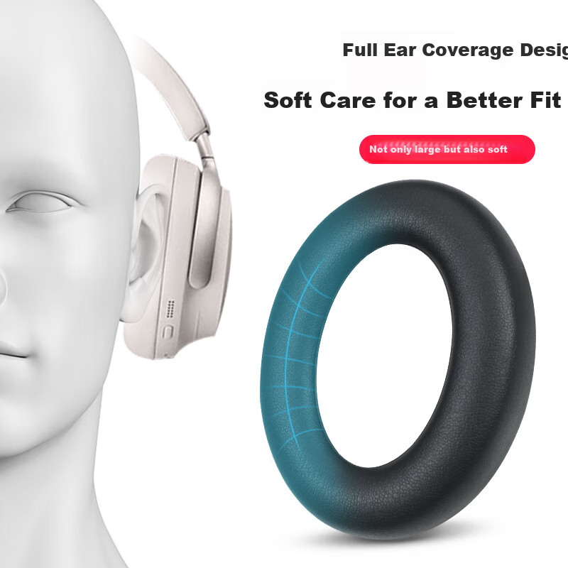 Защитный чехол KOVOL для наушников BOSE QC35/25/15, QuietComfort 35 Series, пена для ушей, серый