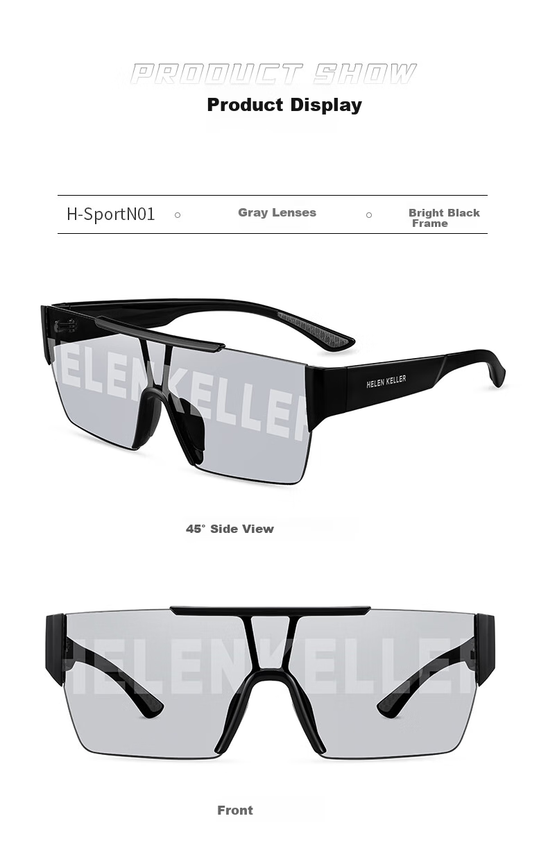 Солнцезащитные очки HELEN KELLER H-SPORTN02, унисекс, спортивные, с защитой от УФ-излучения