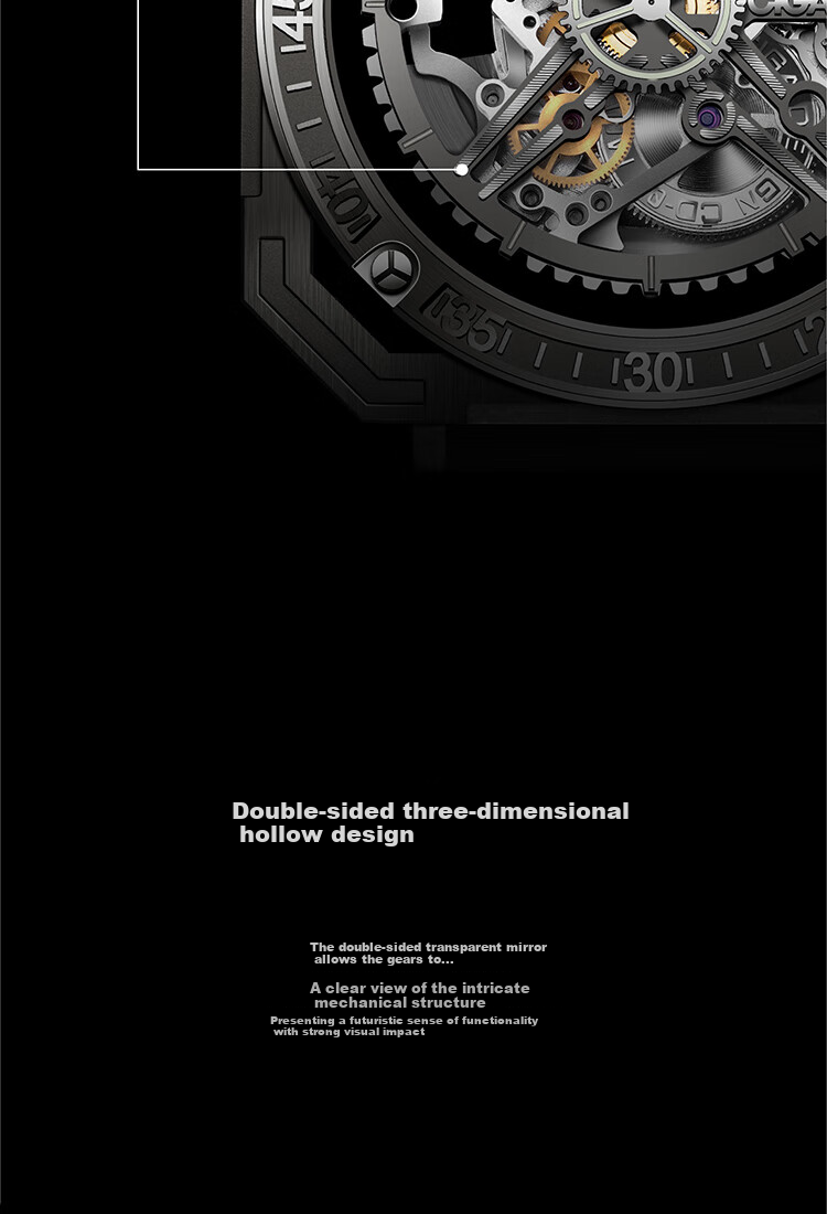 CIGA DESIGN Jijia Trendy Mechanical Watch, M Series Magician Titanium Watch for Men, One Watch Three Wears, New Year Gift
