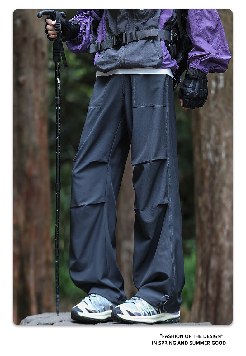 Мужские штаны POUM American-Style Outdoor Hiking Pants, Осень-Зима, тактические карго штаны, 8398 Темно-серый S