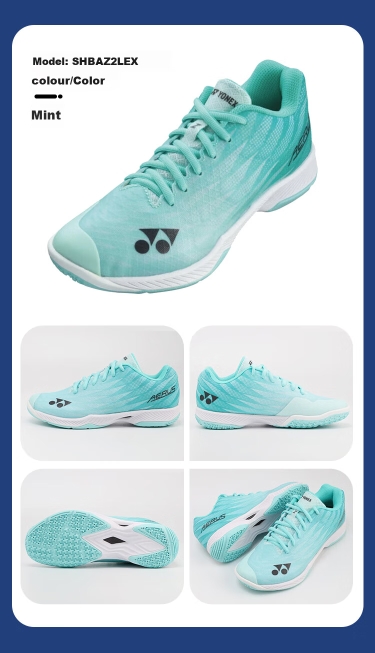 Кроссовки для бадминтона YONEX SHBAZ2WEX, мужские, широкие, темно-серые, размер 37