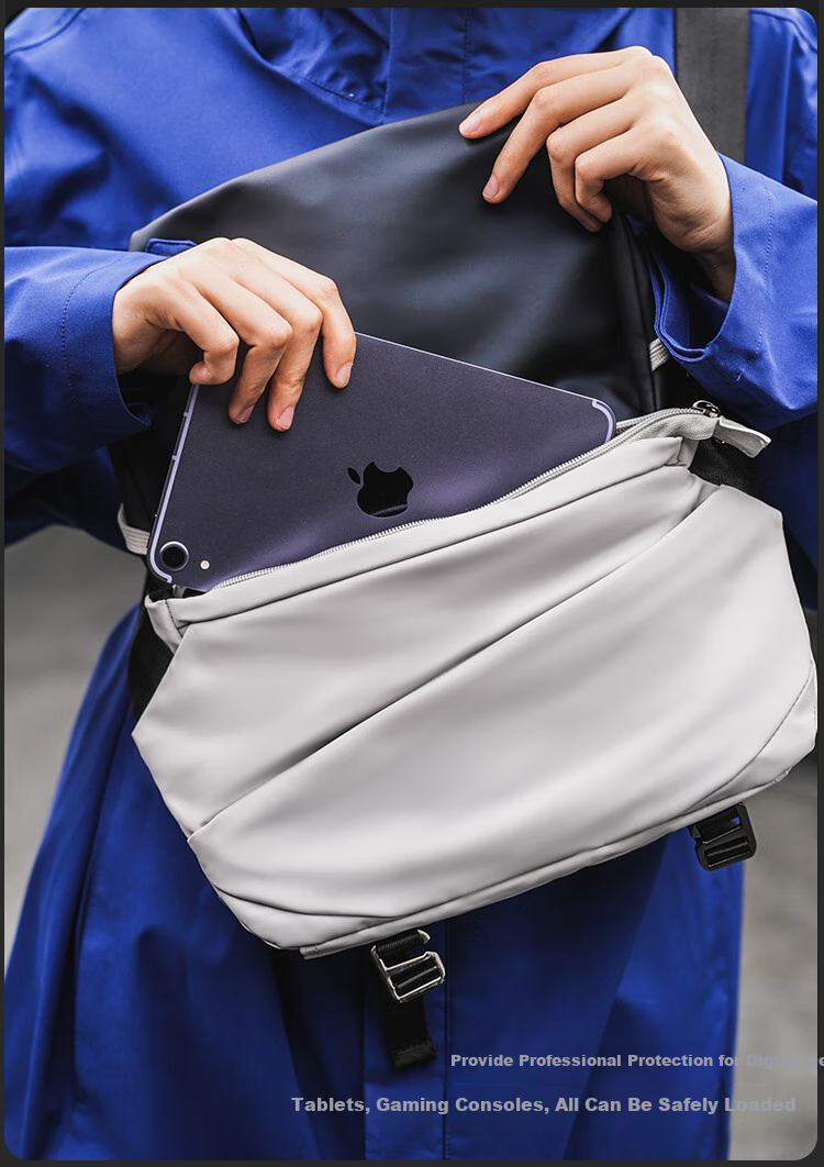 Мужская сумка GYXX Nebula 2 Crossbody, трендовая функциональная сумка через плечо, повседневная дорожная плоская сумка