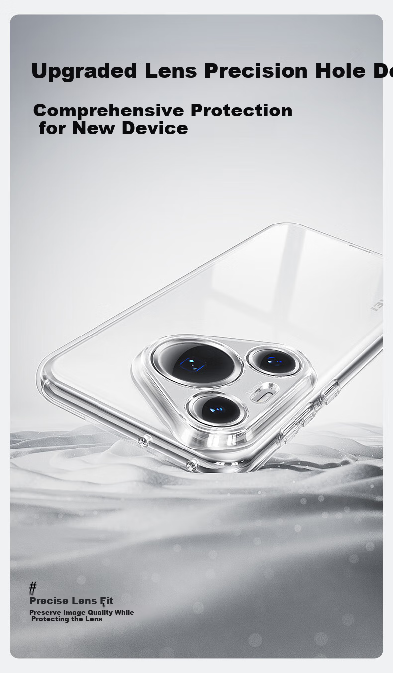 Прозрачный чехол для Huawei Pura 80 Pro