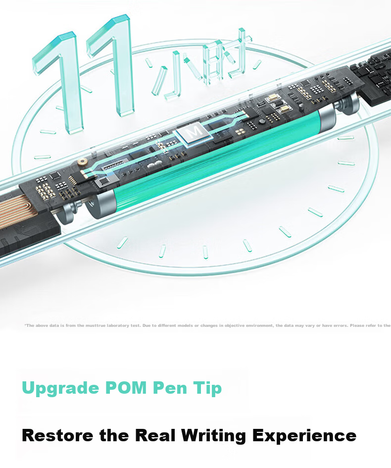 Стилус MUSTTRUE для планшетов Huawei, совместим с M-Pencil третьего поколения, подходит для MatePad 11.5S/Pro 12.2/Air 12, анти-залипание, магнитная зарядка, фиолетовый