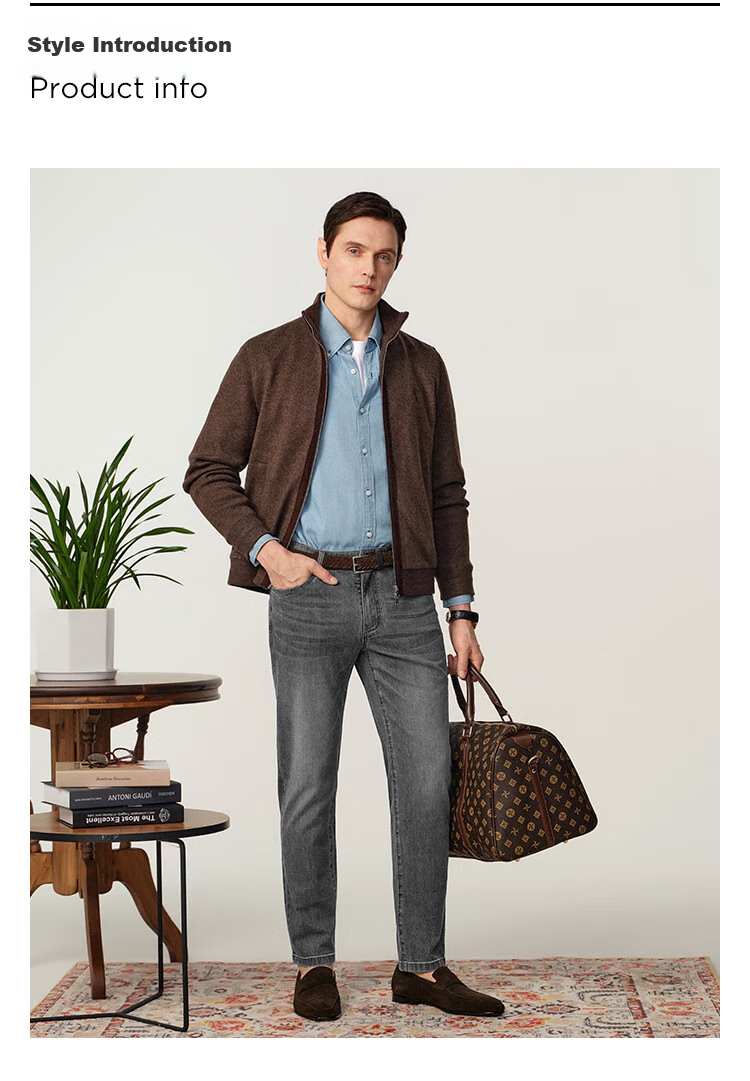 Джинсы Texwood Apple Men's Jeans, мужские, размер 36, светло-серые