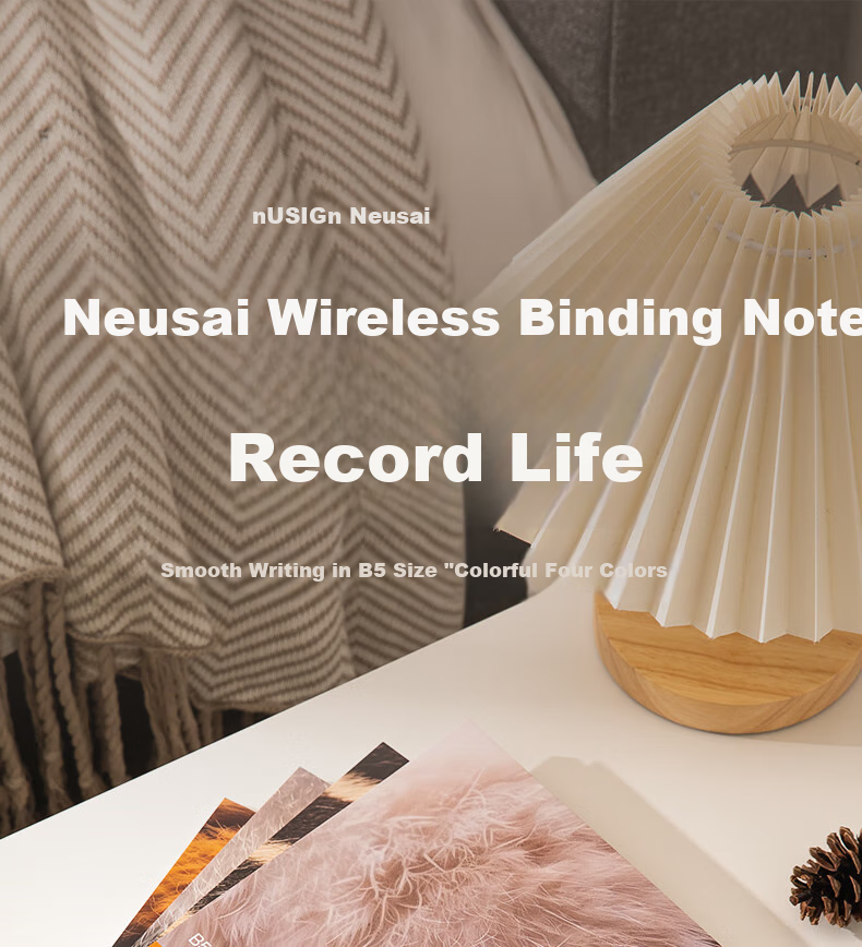 Блокнот NUSIGN Soft Cover Wireless Binding Notebook, 4 шт.