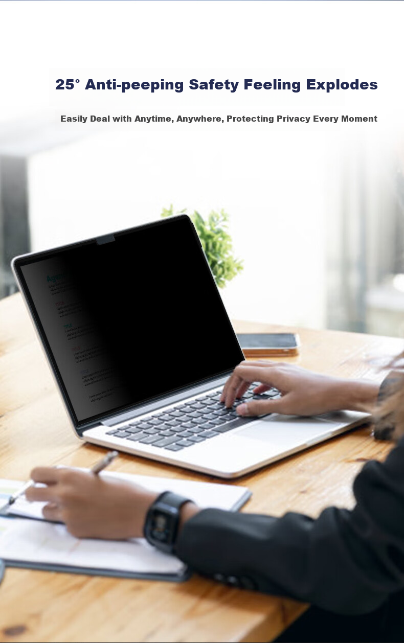 Защитная пленка Mofawu для MacBook Air 13.6 дюймов, антибликовая, антишпионская, HD