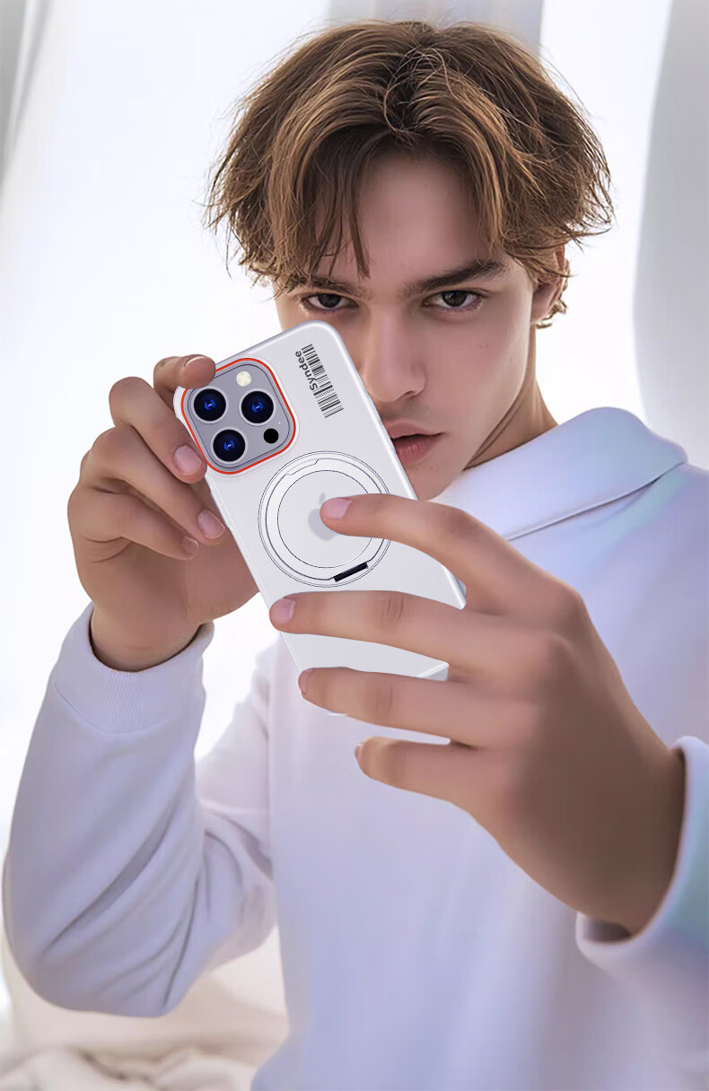 Чехол Baozou для Apple iPhone 12/12 Pro, противоударный, с защитой от отпечатков пальцев, прозрачный, серый