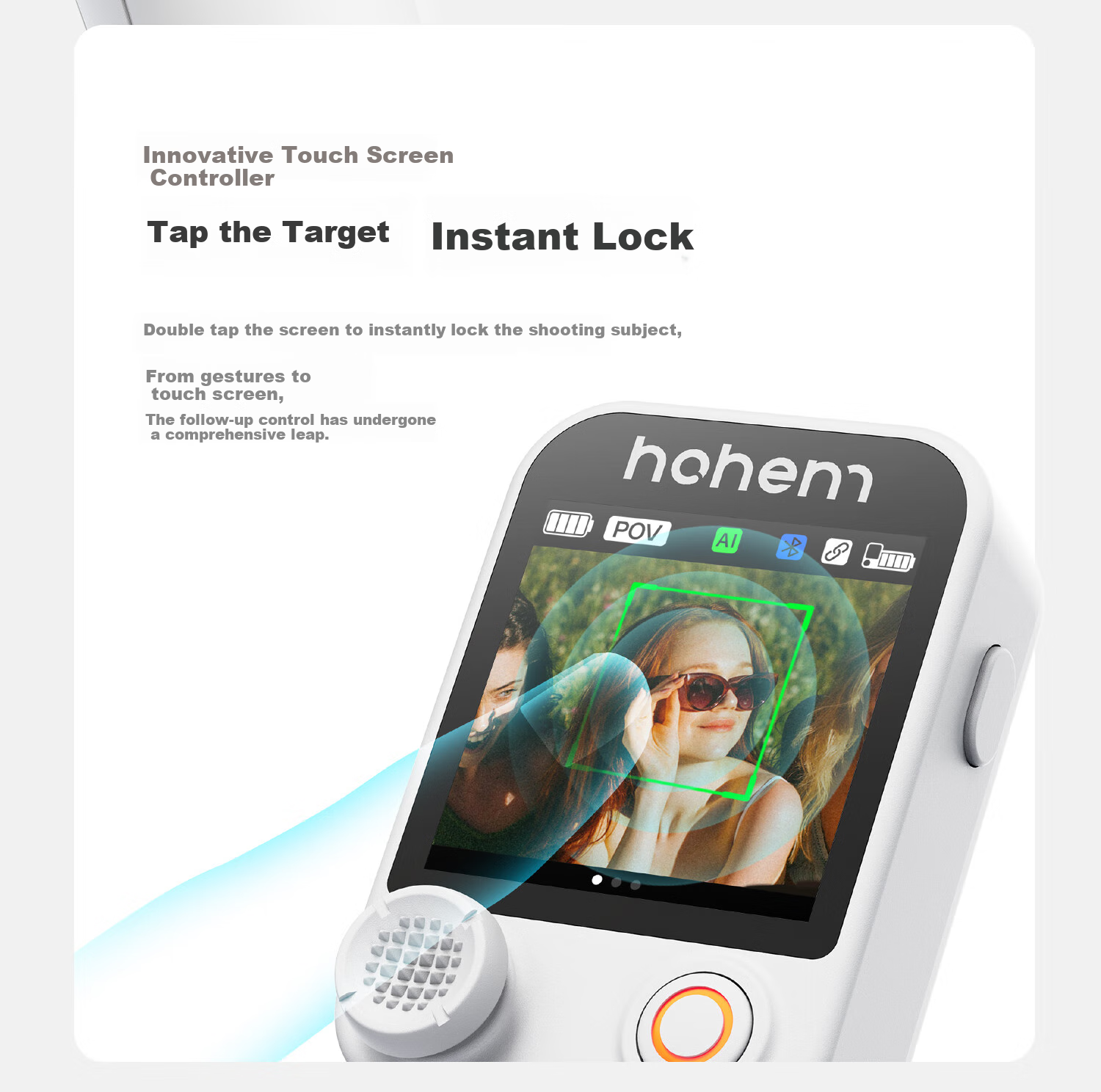 Стабилизатор для смартфона Hohem V3Ultra, трехосевой, с функцией слежения за объектом и освещением