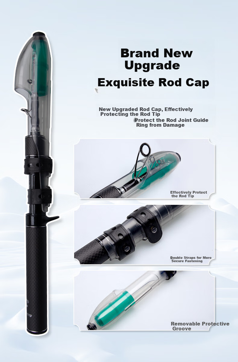 Спиннинговый набор Taigek Ultra-Short Micro Telescopic Lure Rod Portable Travel Multi-Section Fishing Rod 1.56m Gun Handle Right-Hand Water Drop Reel Set