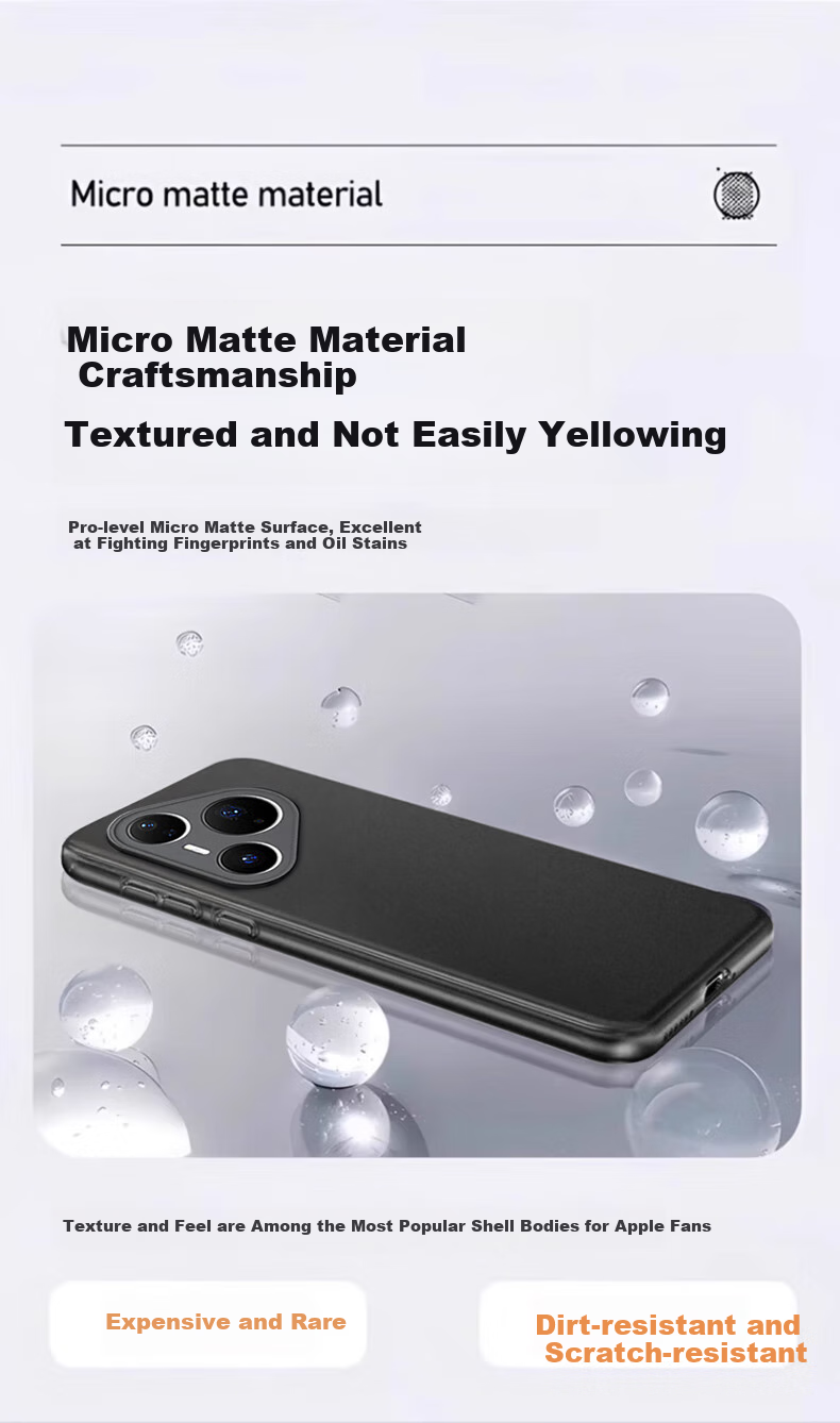 Чехол Stiger [Skin-Feel Frosted] для Huawei Pura80 Pro/Pro+, Huawei P800 Pro/Pro+, защитный чехол, полная защита, приятный на ощупь, матовый, анти-отпечатки пальцев, для мужчин и женщин