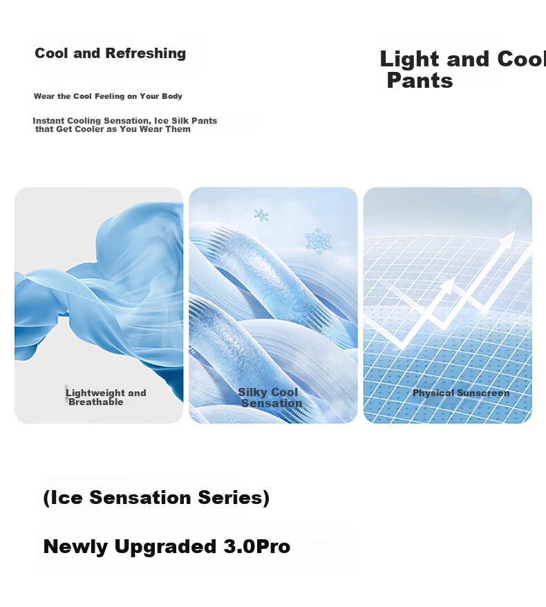 Мужские брюки LangSha Ice Silk, летние, солнцезащитные, с высокой талией, зауженные, свободные, прямые, от комаров, повседневные брюки для отдыха
