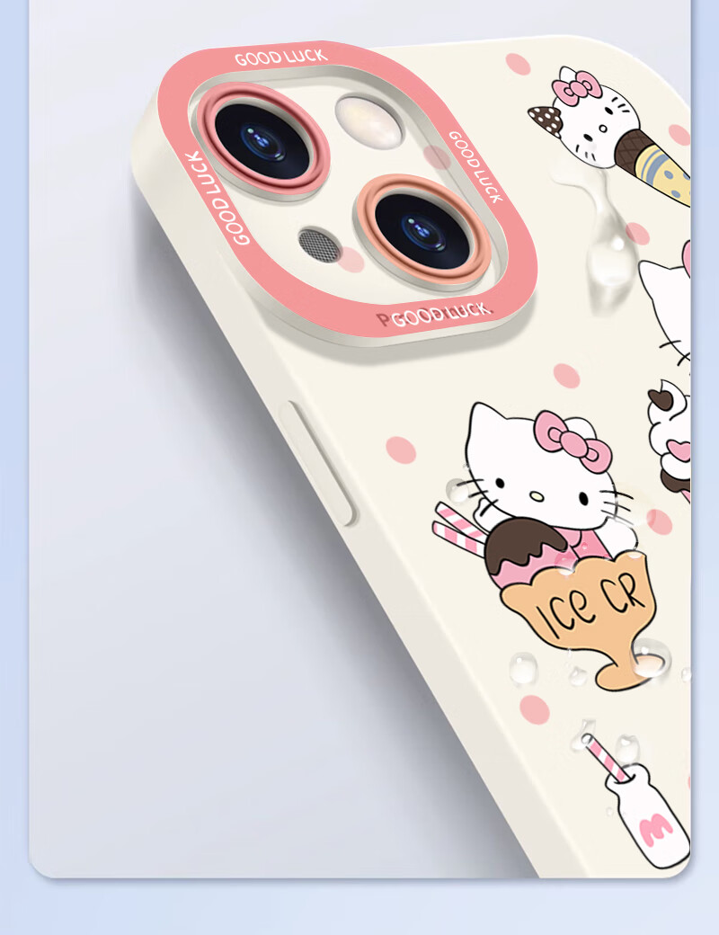 Чехол для iPhone 14 Pro Max Yingkaida, противоударный, с защитой от падений, с дизайном KT Cat Little Girl, ангельские глазки