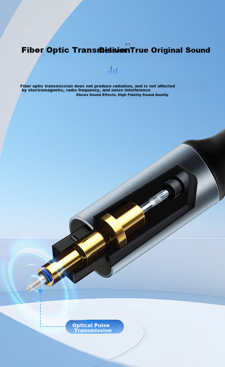 Кабель Beishanque Type-C - Square Fiber Optic Audio, 1.5 метра, BSQ-GQ15