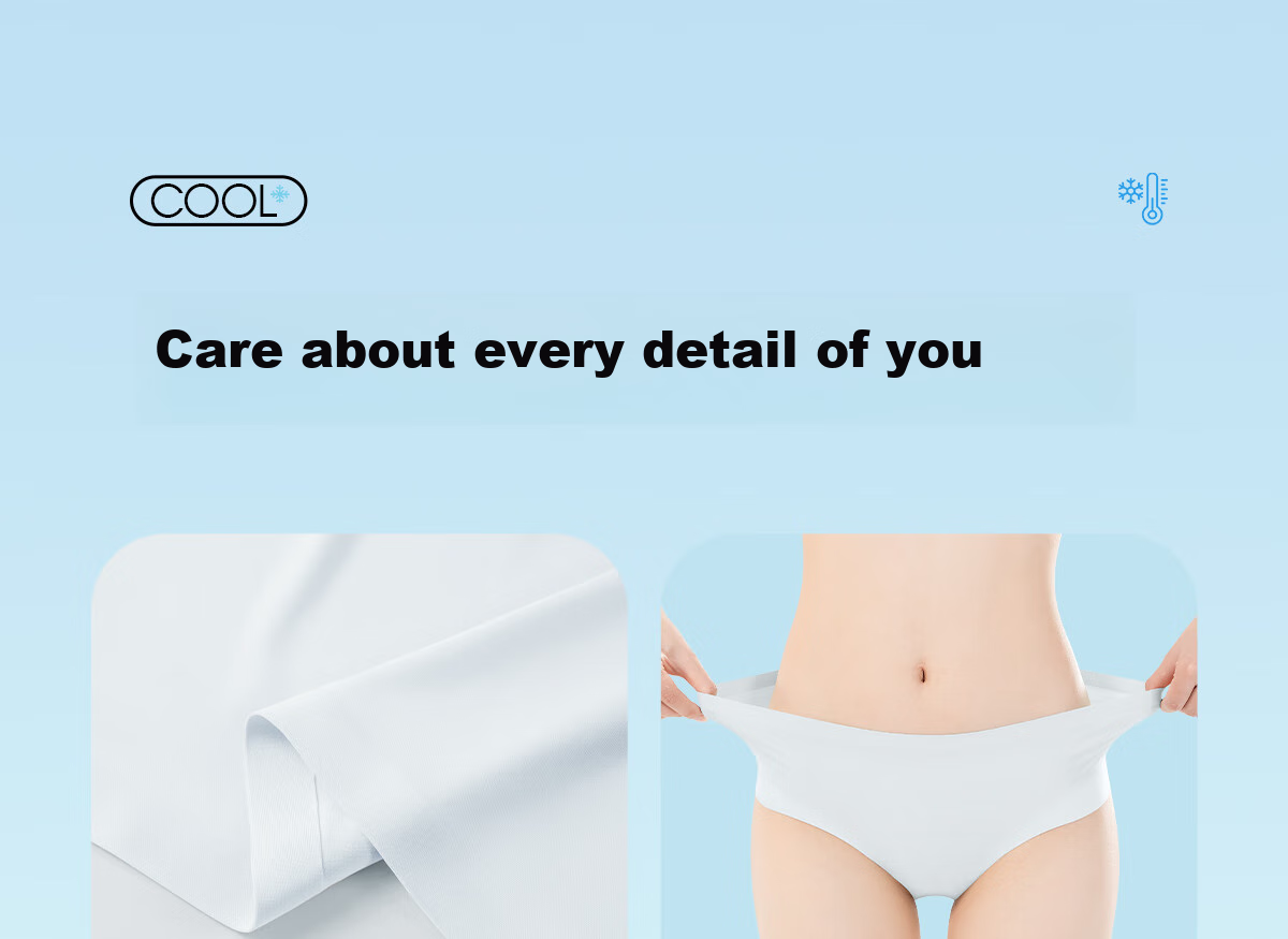 Одноразовые трусы BADIGAO из ледяного шелка, бесшовные женские стерильные трусы на каждый день, шорты для путешествий и туризма, размер XL