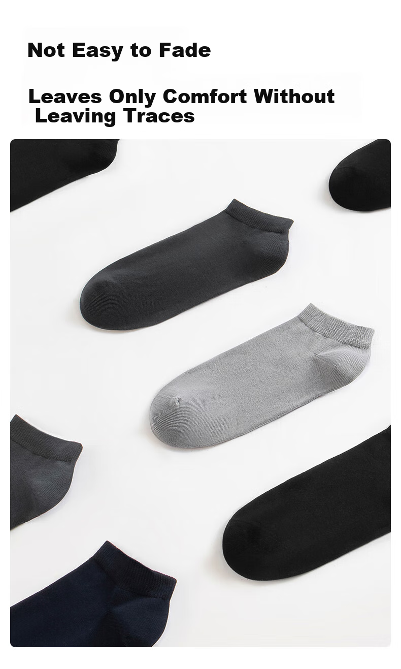 Носки мужские PurCotton, антибактериальные, 5 пар, из хлопка, размер One Size (средняя голень)