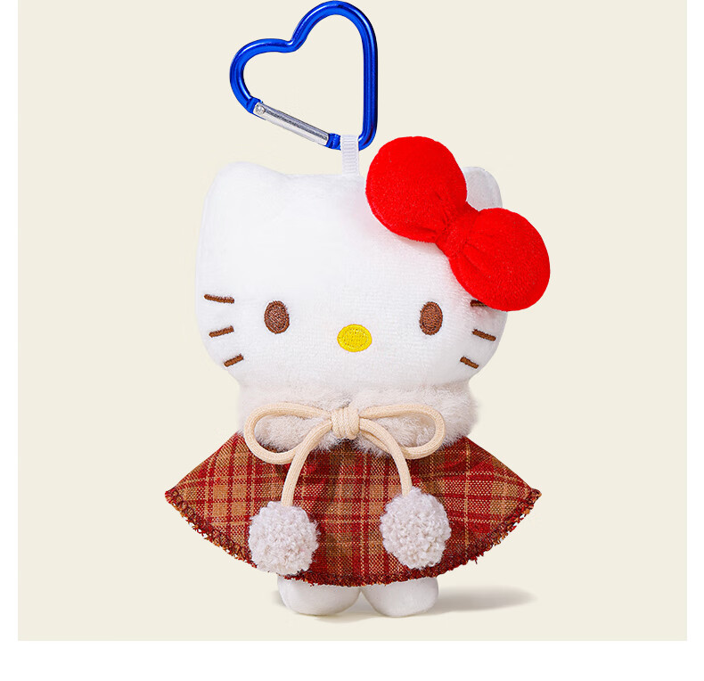 Плюшевая игрушка Yimeiwawa HelloKitty, подвеска для рюкзака, брелок, мягкая игрушка, подарок для девочки