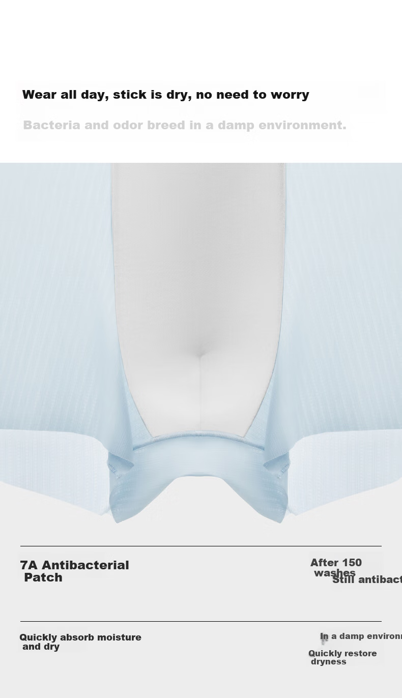 Мужские боксеры Bananain Cool Air Ice Silk, антибактериальные, дышащие, бесшовные, тонкие, 3 пары