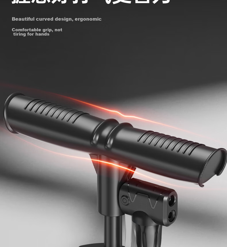 Велосипедный насос XUNTING, ручной, высокое давление 160 PSI, с манометром, универсальный
