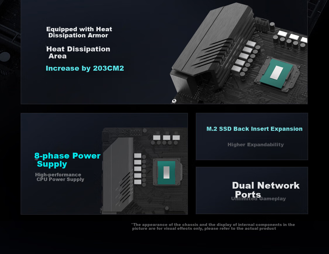 Игровой компьютер ThundeRobot Black Knight Hunter Blade, Intel Core i7-13650HX, 16 ГБ DDR5, 1 ТБ SSD, RTX 4060, Windows 11 Home
