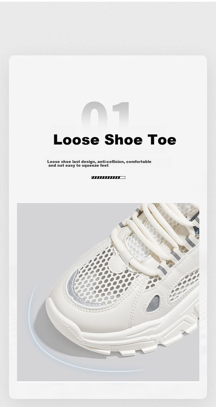 Женские кроссовки Huili, модель "Dad Shoes", весна 2026, легкие, на толстой подошве, универсальные, бежево-оранжевые, размер 39
