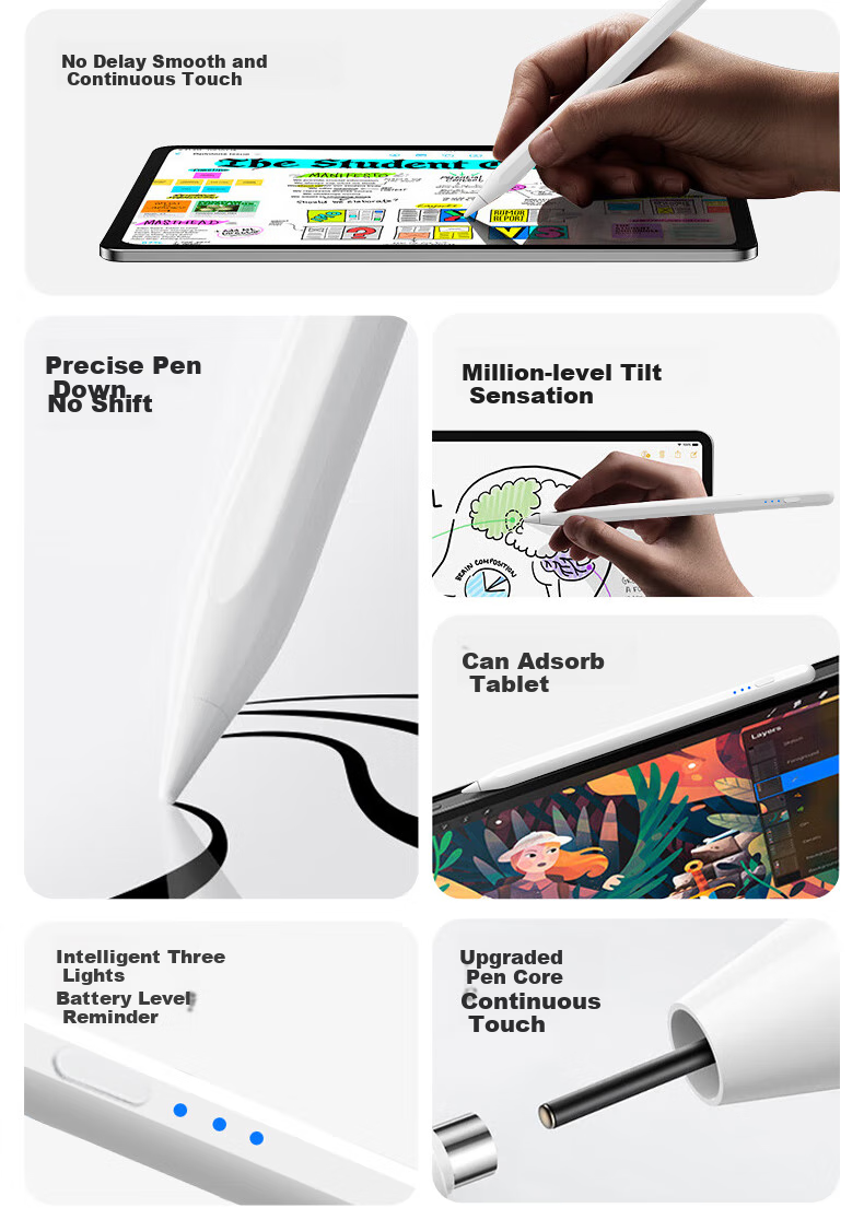 Стилус MUSTTRUE для планшетов Huawei, совместим с M-Pencil третьего поколения, подходит для MatePad 11.5S/Pro 12.2/Air 12, анти-залипание, магнитная зарядка, фиолетовый
