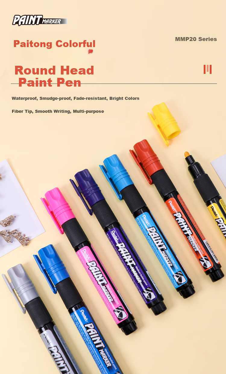 Маркер Pentel с круглым наконечником